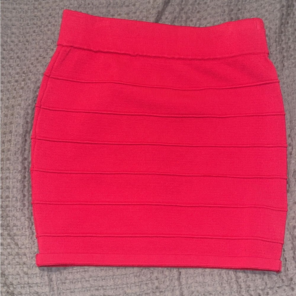Red Women's mini skirt